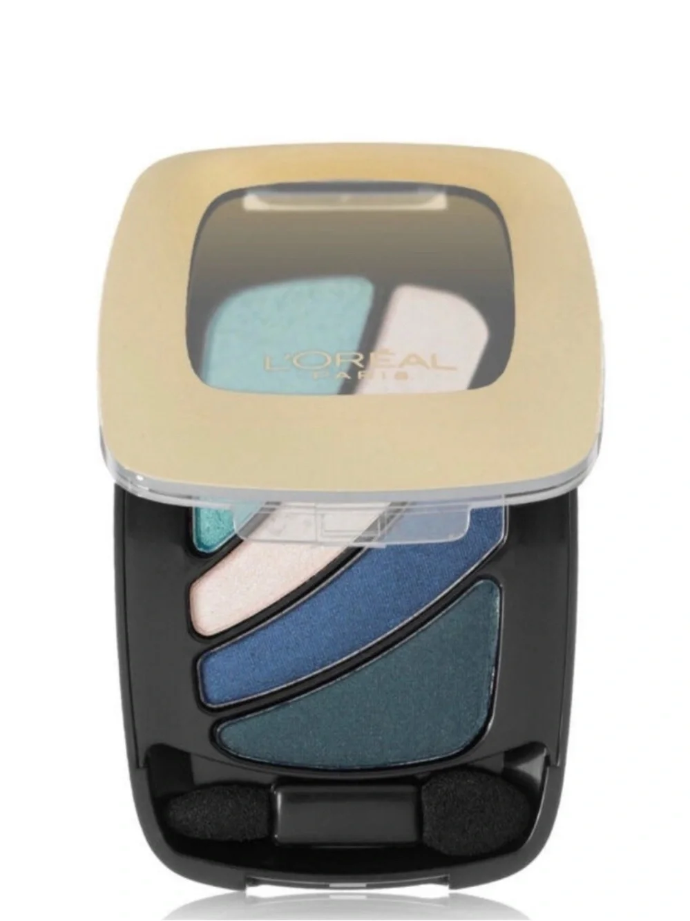 L’Oréal eyeshadow quad 211 Blue Haute Couture Brazen Bolds Smokey Eyes